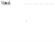 Tablet Screenshot of maniksalon.com